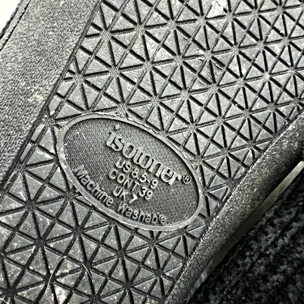 Women’s Black and Gray House Slippers - Picture 4 of 4